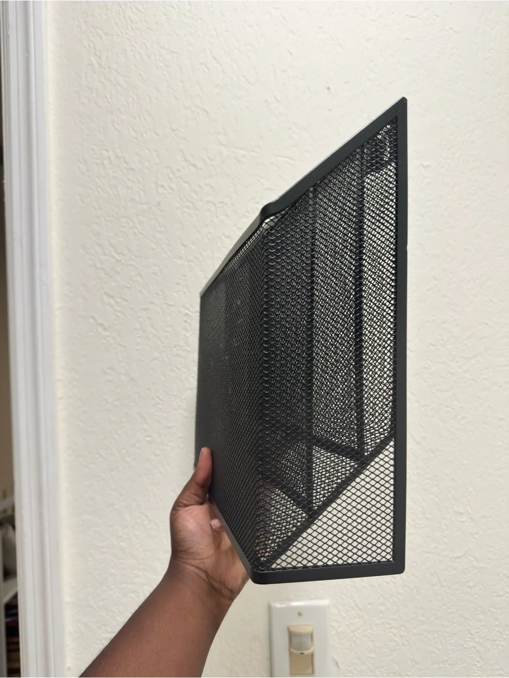 Black Mesh Desk Organizer